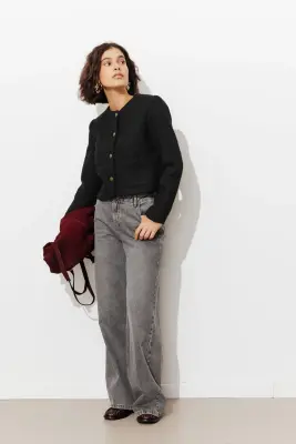 Veste boîte tweedée Femme — photo 3