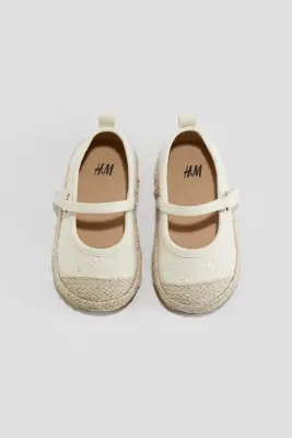 Babies façon espadrilles - Crème — photo 2