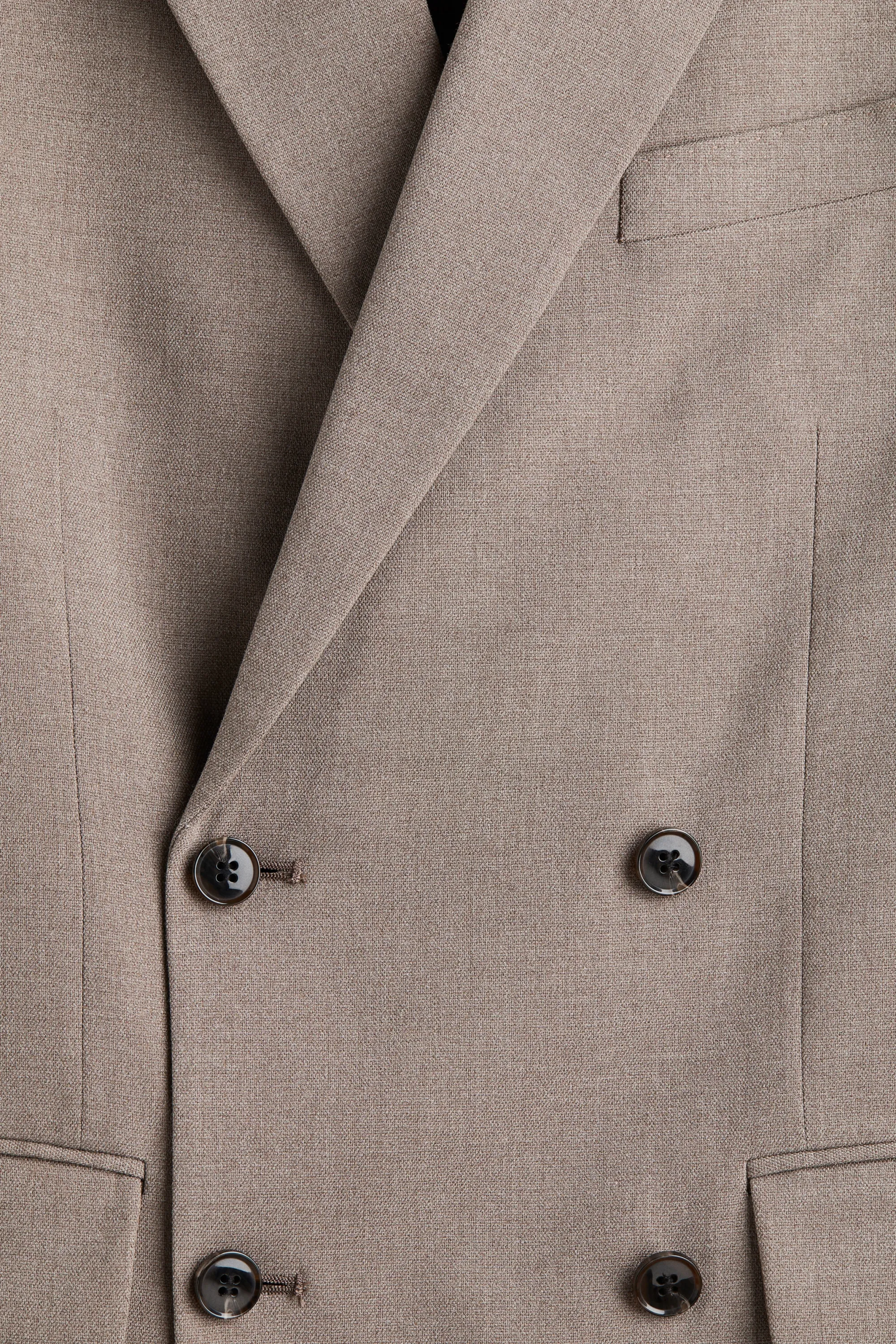 Veste Relaxed Fit à fermeture croisée - Beige