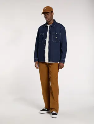 chemise dickies mechanic denim – raw — photo 2