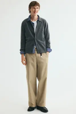 Gilet Regular Fit - Gris foncé chiné — photo 1