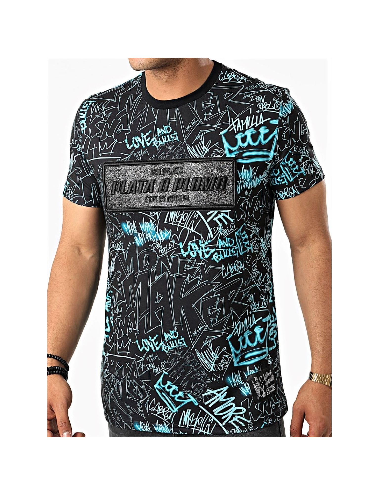 Teeshirt Plata o plomo noir