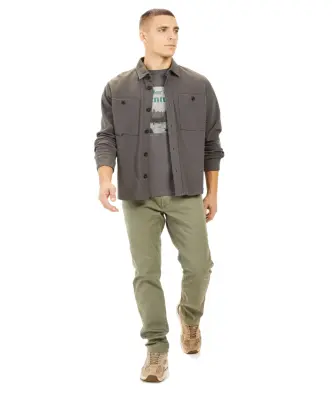 CAMEL ACTIVE PANTALON HOUSTON GRANDE LONGUEUR Kaki — photo 2