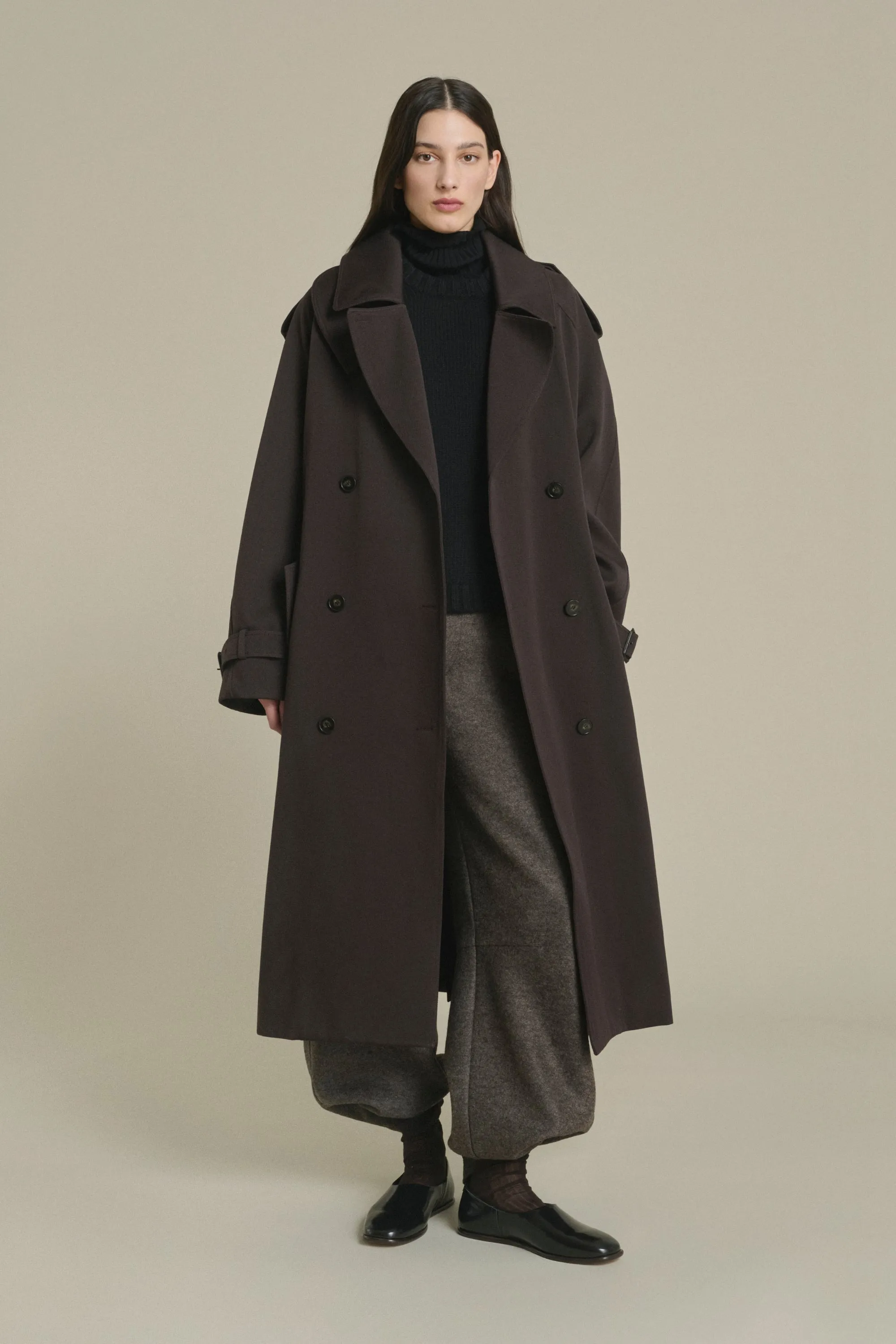 MANTEAU LAZARE ÉBÈNE