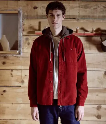 Faguo – Chemise Onca Rouge Foncé — photo 1