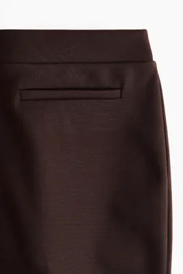 Pantalon évasé - Marron foncé — photo 4