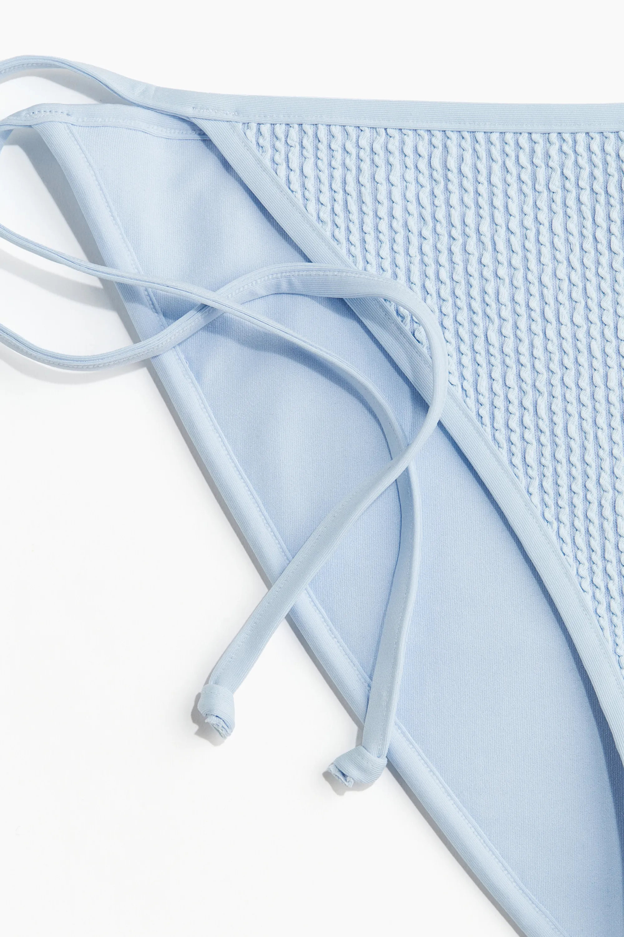 Bas de maillot Tanga à nouer - Bleu clair