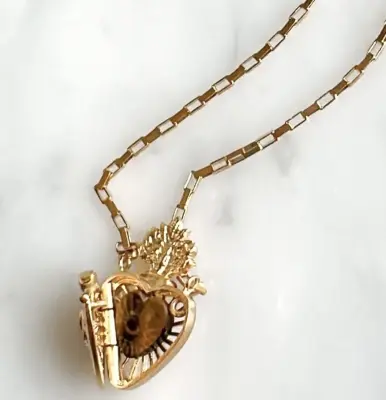 Nouveau ! BOHEMIAN RHAPSODIE PARIS Collier BR Coeur Sacré Tourmaline — photo 4