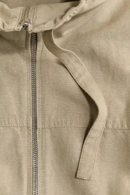 Veste en lin mélangé - Beige — photo 4