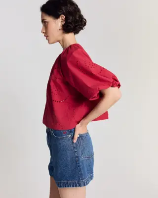 Blouse Mona rouge — photo 5