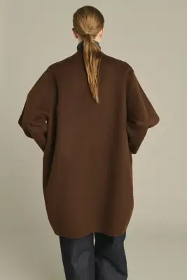 MANTEAU BEAULIEU CHOCOLAT — photo 4