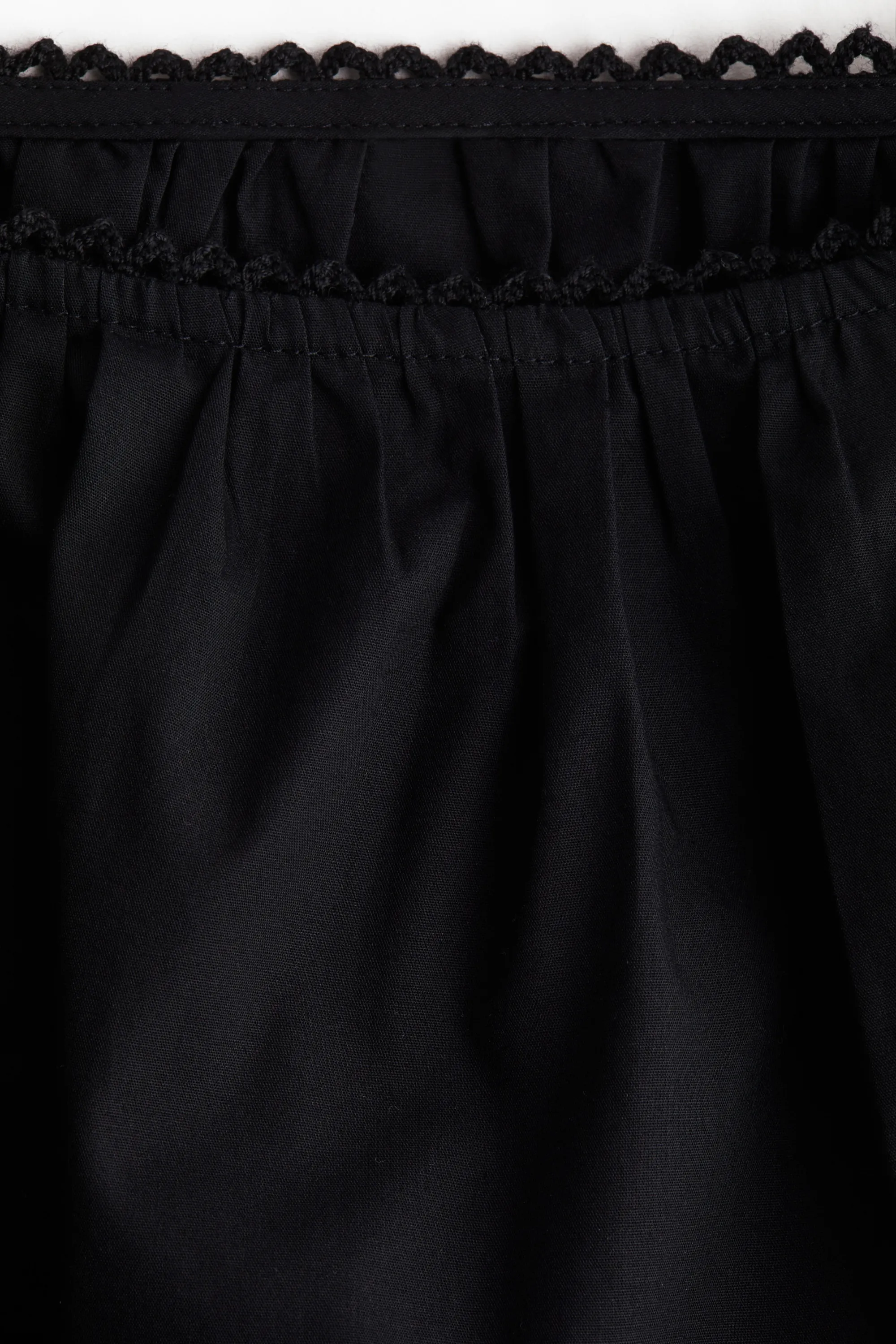 Blouse courte - Noir