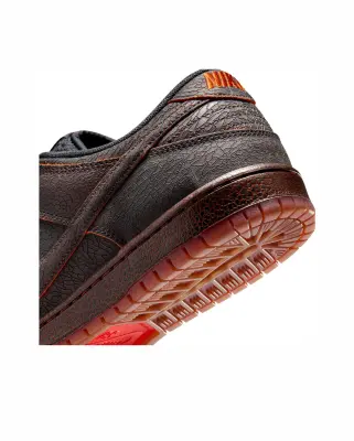 SB Dunk Low Pro Premium Dk Smoke Grey Campfire Orange — photo 5