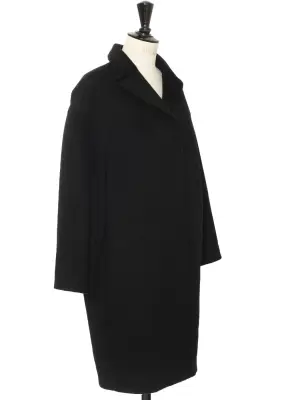 Manteau boule en 100% laine noire Prix boutique 3700€ Taille 36 — photo 2