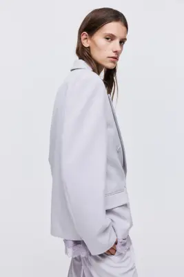 Blazer à fermeture croisée - Lilas — photo 3