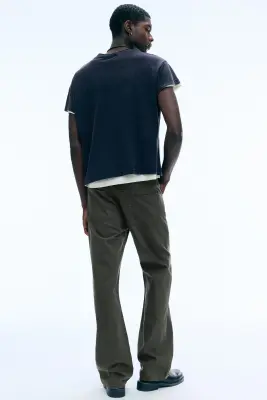 Pantalon Mercury bootcut 5 poches - Gris foncé délavé — photo 2