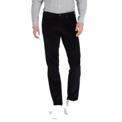WRANGLER PANTALON VELOURS GREENSBORO Marine — photo 1