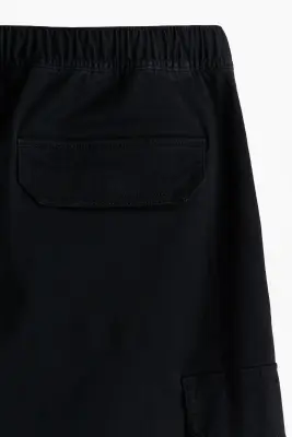 Pantalon cargo Loose Fit - Noir — photo 5