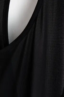 Body vaporeux sans manches - Noir — photo 5