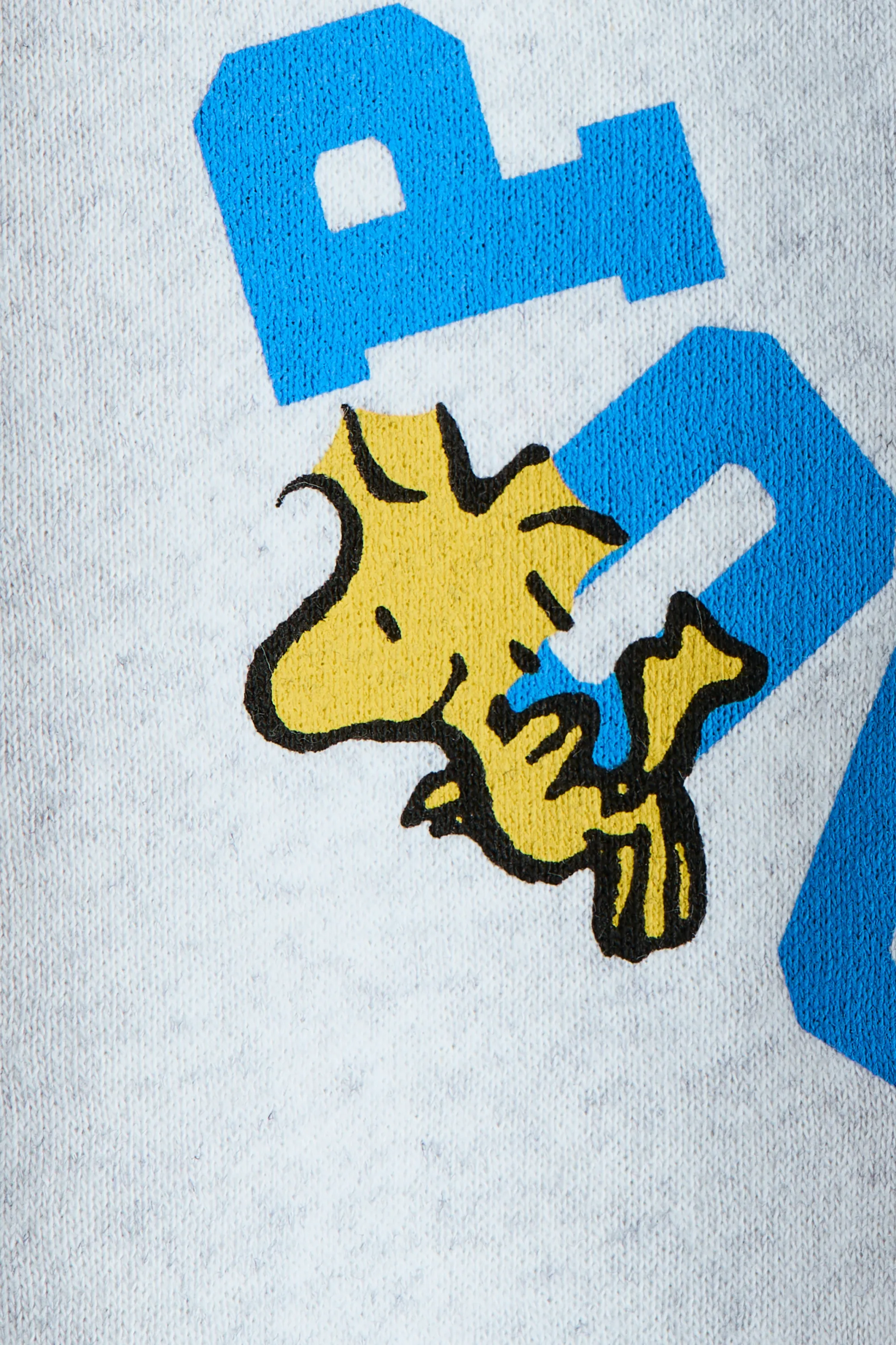 Sweat imprimé à l'intérieur brossé - Gris clair/Snoopy