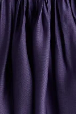 Blouse à effet drapé - Violet foncé — photo 5