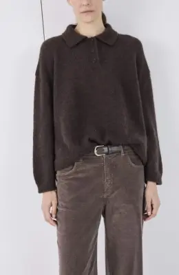 Nouveau ! MASSCOB Pull Kaely Marron Glacé — photo 4