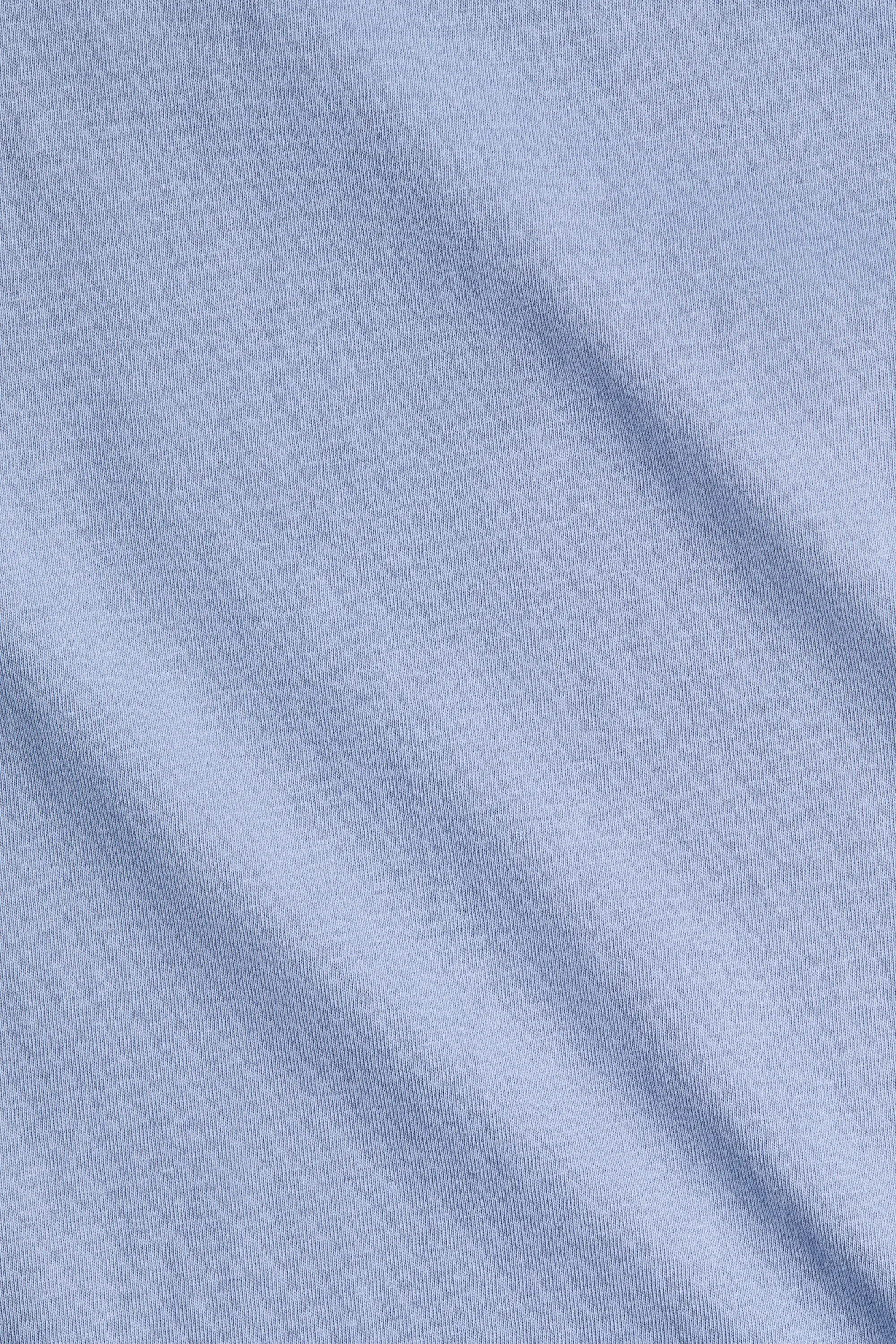 Robe T-shirt oversize - Bleu ancien clair