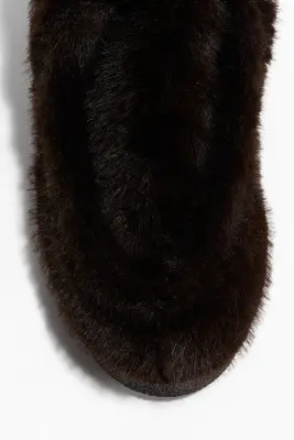 Bottines à lacets - Marron foncé — photo 1