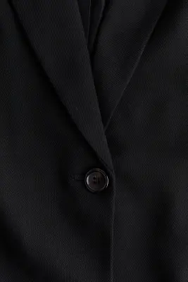 Blazer à manches froncées - Noir — photo 5
