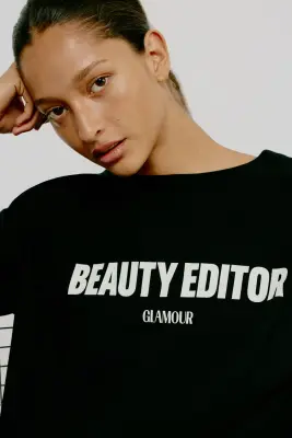 T-shirt oversize imprimé - Noir/Condé Nast Glamour — photo 2