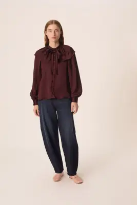 Blouse Satia Prune — photo 3