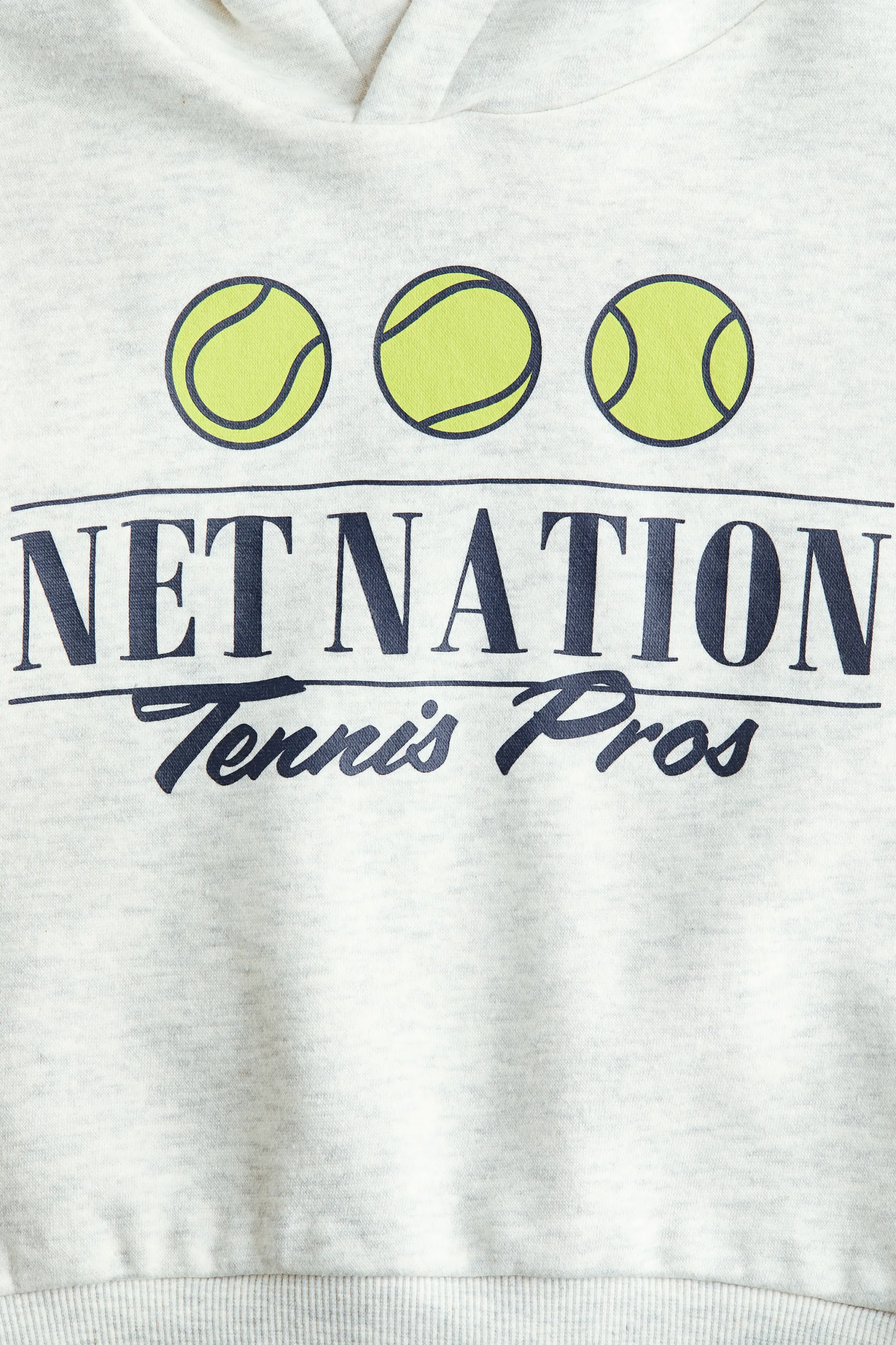 Hoodie imprimé - Gris clair/Net Nation