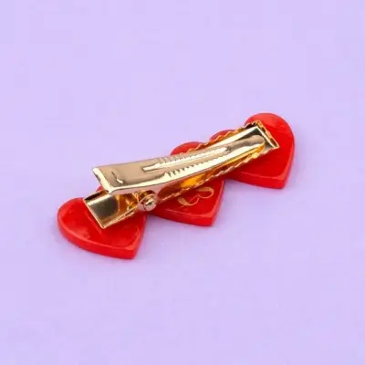 Barrette Coeur multi petit modele Coucou Suzette — photo 4