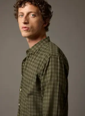 Chemise Mercer Evergreen/Dark Khaki — photo 4