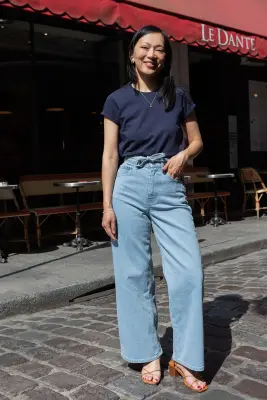 Jean wide Jenna - bleu clair — photo 3