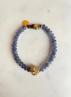 Nouveau ! BOHEMIAN RHAPSODIE PARIS Bracelet Minerva Tanzanite -30% — photo 2