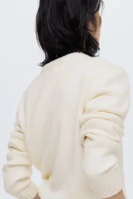 Pull à motif jacquard - Crème/Après Chic — photo 2