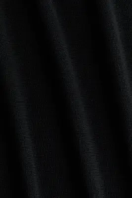 Robe en maille fine avec col cheminée - Noir — photo 4