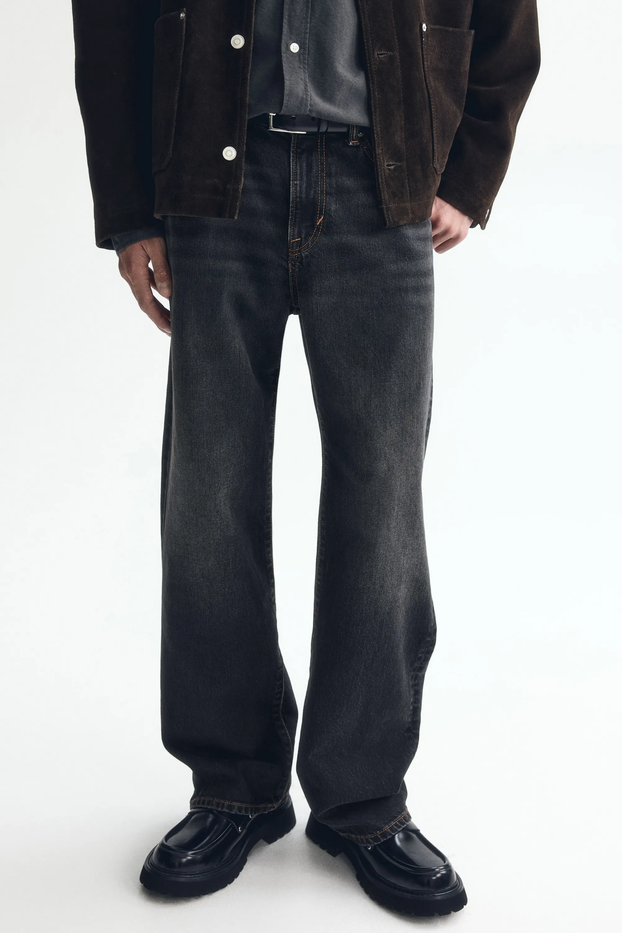 Relaxed Jeans - Noir denim