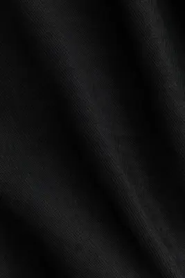 Robe avec détail noué et base en pointes - Noir — photo 4