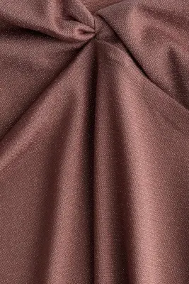 Top scintillant avec détail torsadé - Vieux rose — photo 3