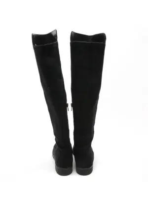 Bottes plates bout rond en suede noir Prix boutique 690€ Taille 37 — photo 3