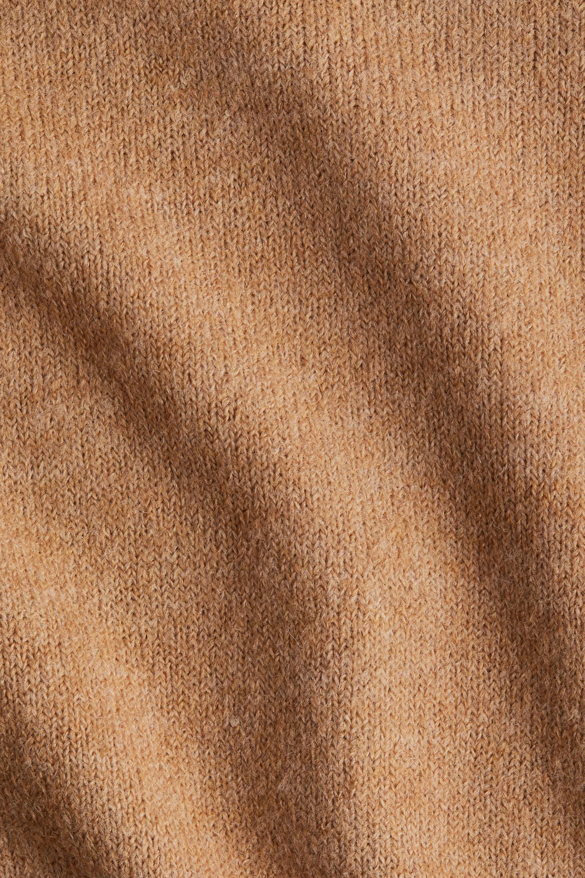 Pull col roulé - Beige foncé