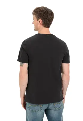 CAMEL ACTIVE TEE SHIRT BOUTON Anthracite — photo 4