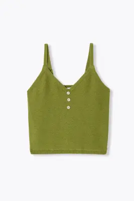 Crop top en maille Femme — photo 1