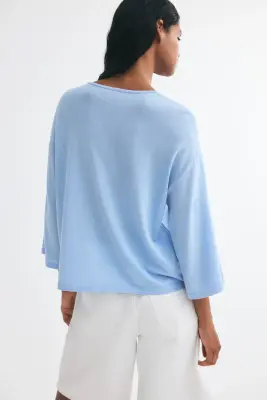 Pull loose - Bleu clair — photo 2