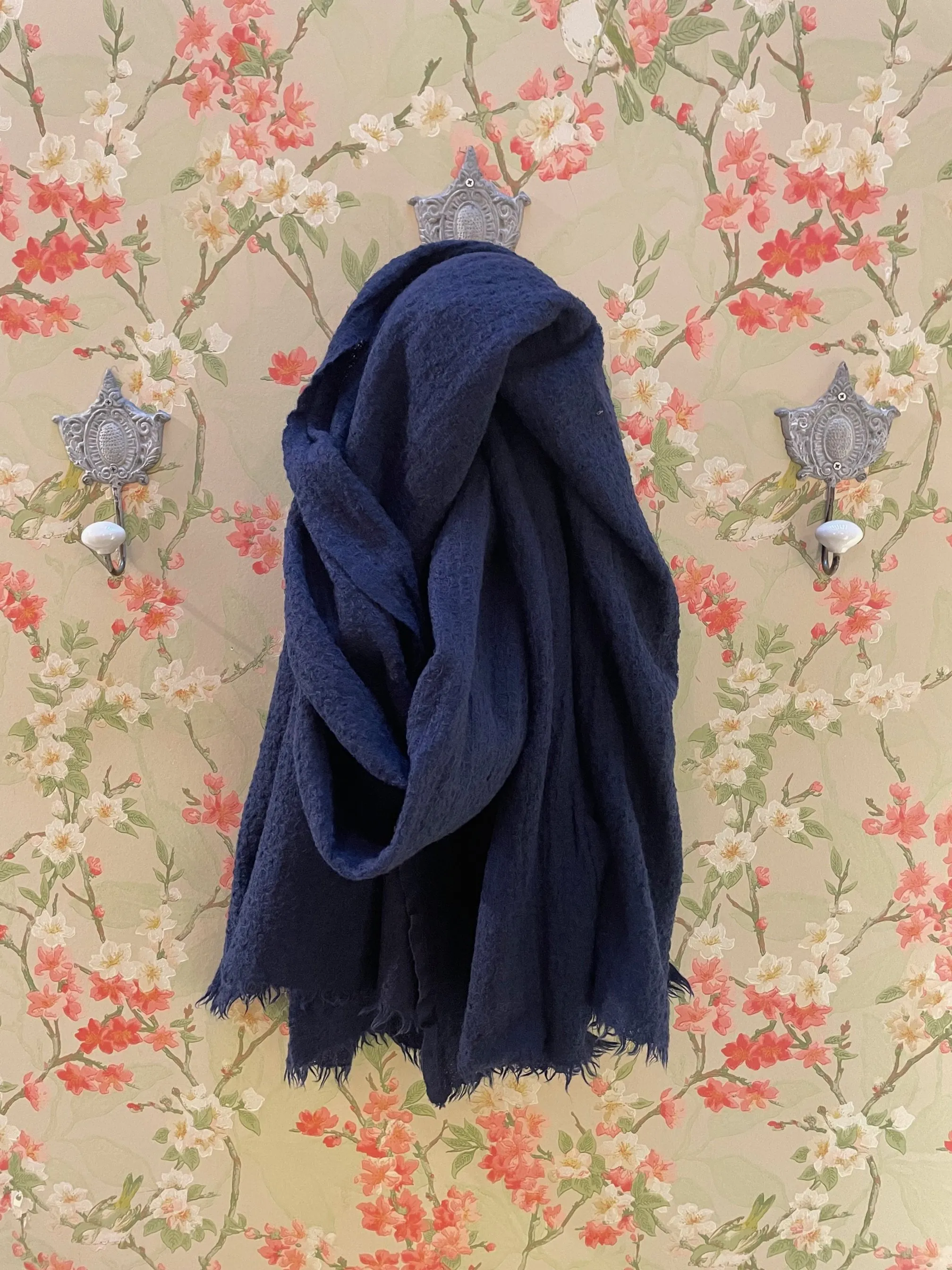 LAURENCE BRAS Écharpe Towel Navy