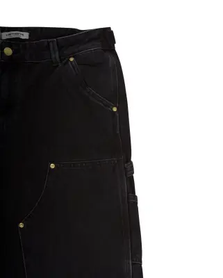 W Nashua Double Knee Pant Smith Denim Black Stone Washed — photo 3