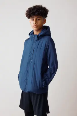 Veste Hybrid matelassée ThermoMove™ - Bleu — photo 4