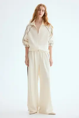 Veste de survêtement - Crème — photo 1